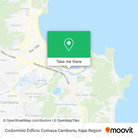 Codominio Edficio Comasa Camboriu map