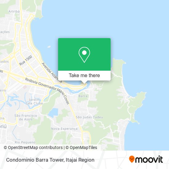 Condominio Barra Tower map