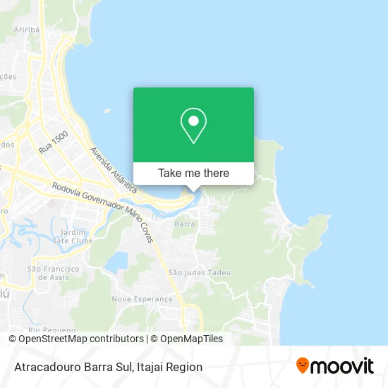 Atracadouro Barra Sul map