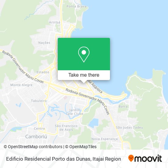 Edificio Residencial Porto das Dunas map