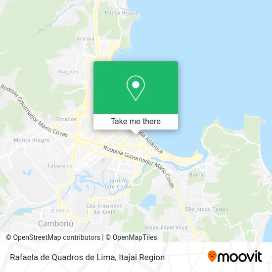 Rafaela de Quadros de Lima map