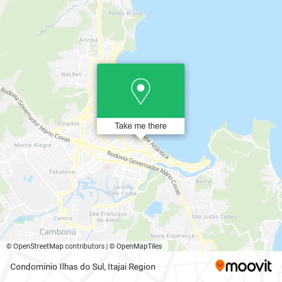 Condominio Ilhas do Sul map