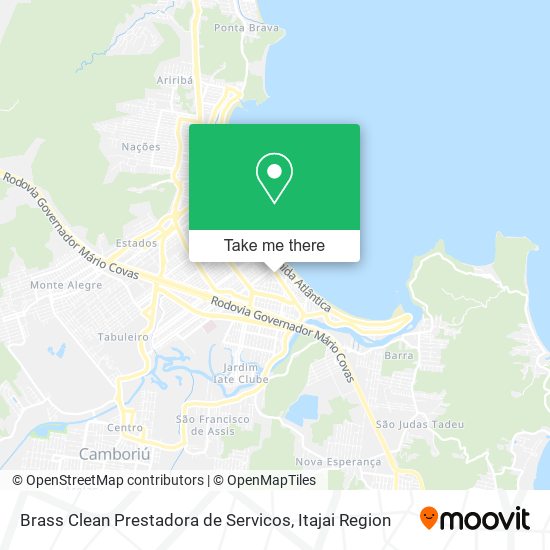 Mapa Brass Clean Prestadora de Servicos