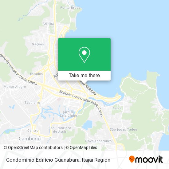 Mapa Condomínio Edifício Guanabara