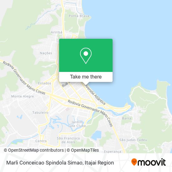 Marli Conceicao Spindola Simao map