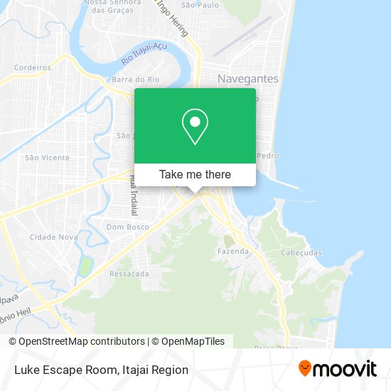 Mapa Luke Escape Room