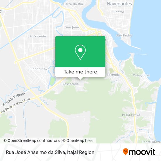 Rua José Anselmo da Silva map