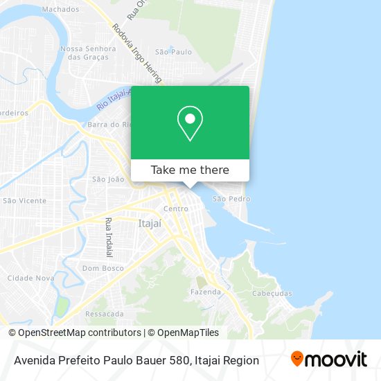 Avenida Prefeito Paulo Bauer 580 map