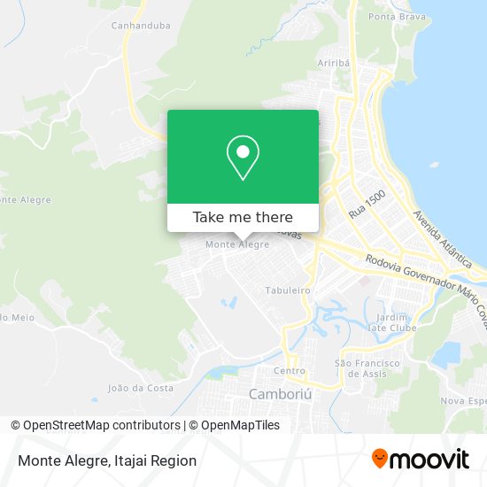Monte Alegre map