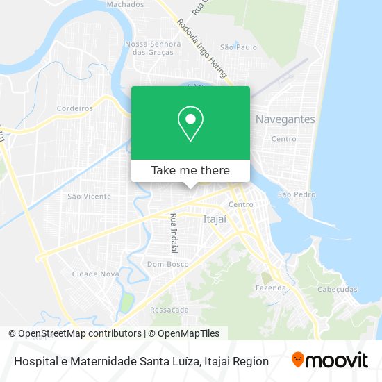 Hospital e Maternidade Santa Luíza map