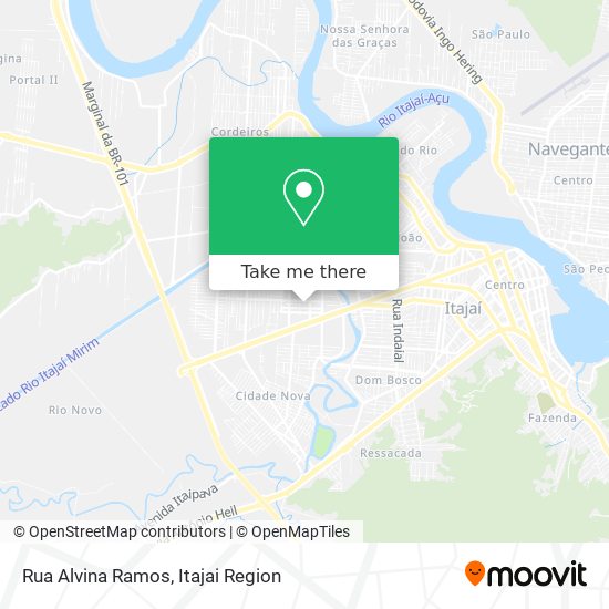 Rua Alvina Ramos map