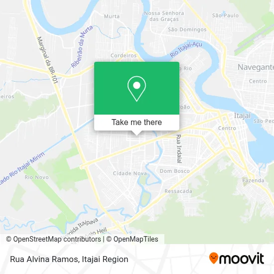 Rua Alvina Ramos map