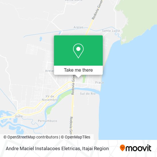 Mapa Andre Maciel Instalacoes Eletricas
