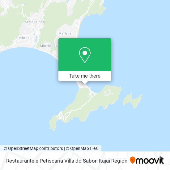 Mapa Restaurante e Petiscaria Villa do Sabor