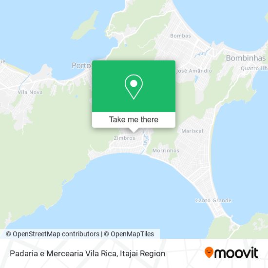Mapa Padaria e Mercearia Vila Rica
