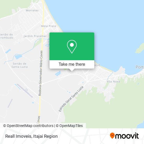 Reall Imoveis map