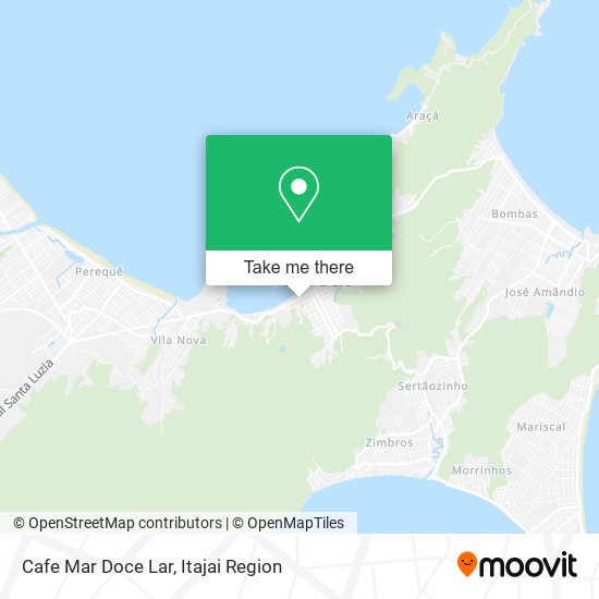 Cafe Mar Doce Lar map