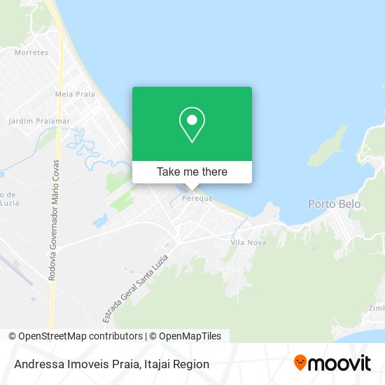 Mapa Andressa Imoveis Praia