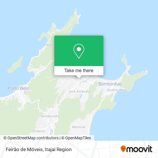 Mapa Feirão de Móveis