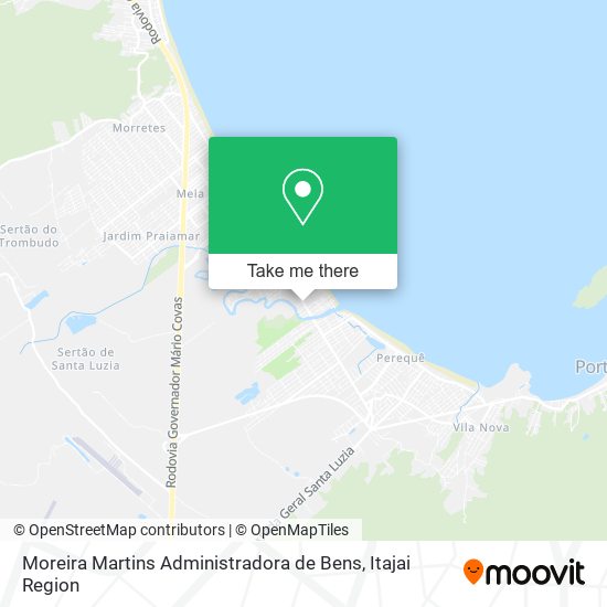 Mapa Moreira Martins Administradora de Bens