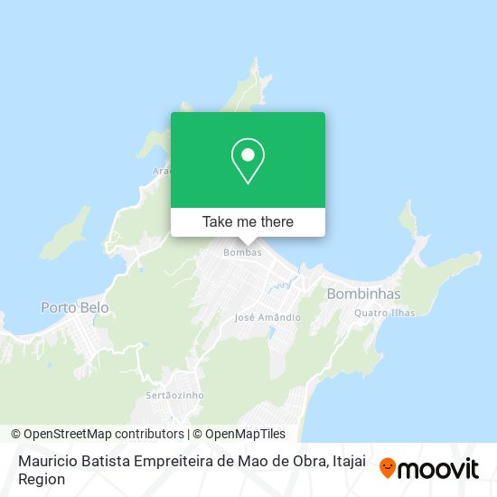 Mapa Mauricio Batista Empreiteira de Mao de Obra
