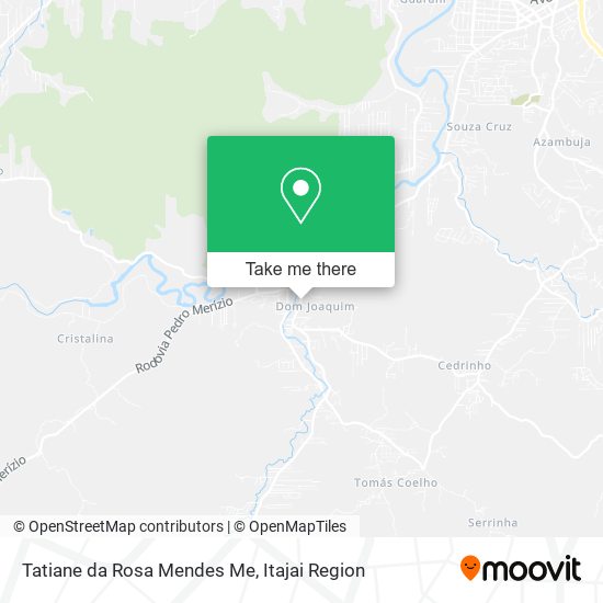 Tatiane da Rosa Mendes Me map