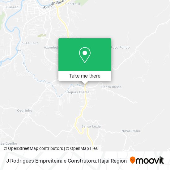 J Rodrigues Empreiteira e Construtora map