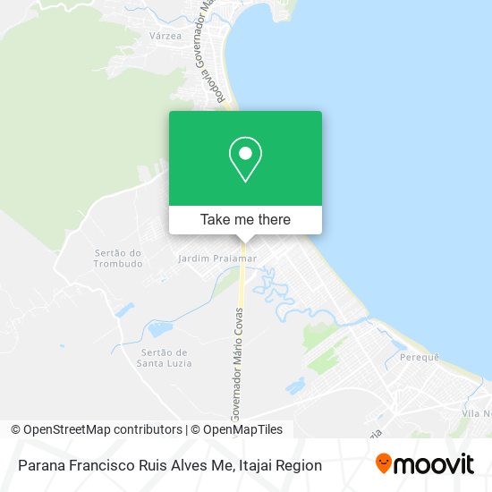 Parana Francisco Ruis Alves Me map