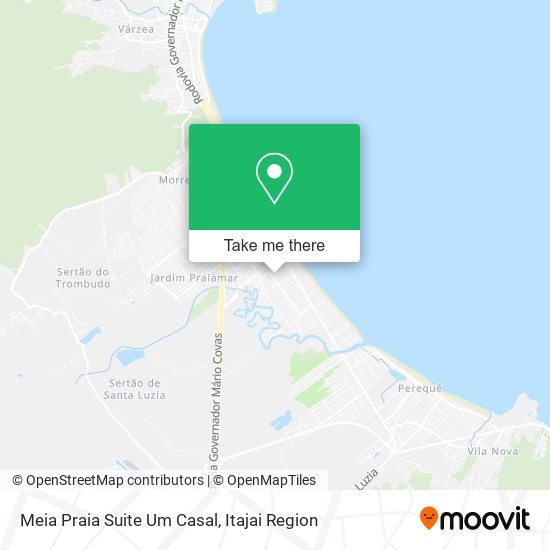 Meia Praia Suite Um Casal map