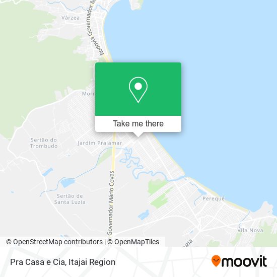 Pra Casa e Cia map