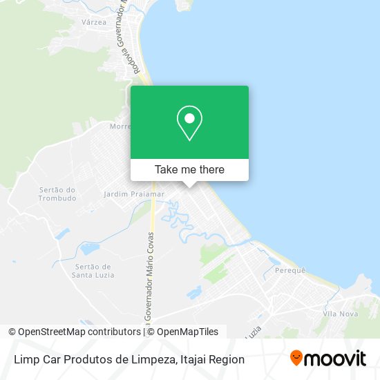 Mapa Limp Car Produtos de Limpeza