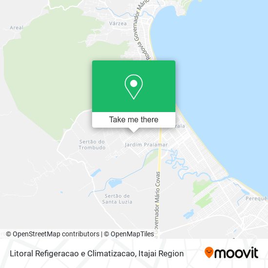 Mapa Litoral Refigeracao e Climatizacao