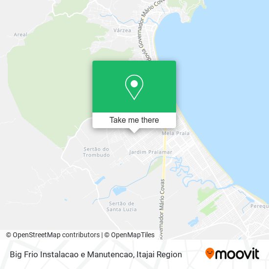 Mapa Big Frio Instalacao e Manutencao