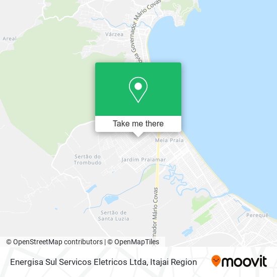 Mapa Energisa Sul Servicos Eletricos Ltda