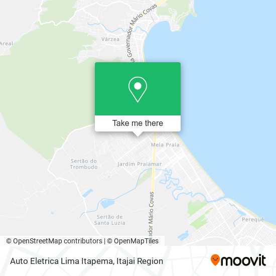 Mapa Auto Eletrica Lima Itapema