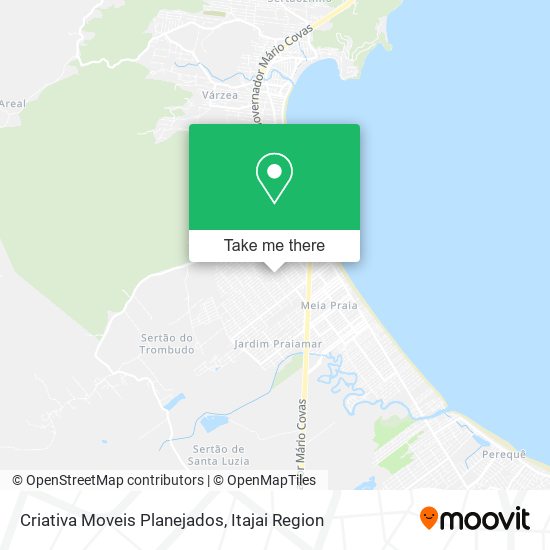 Criativa Moveis Planejados map