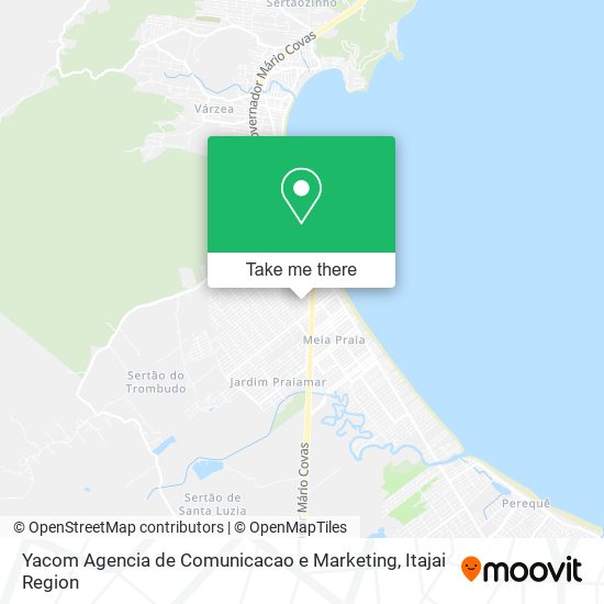 Mapa Yacom Agencia de Comunicacao e Marketing