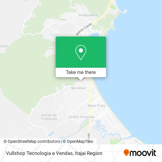 Mapa Vullshop Tecnologia e Vendas