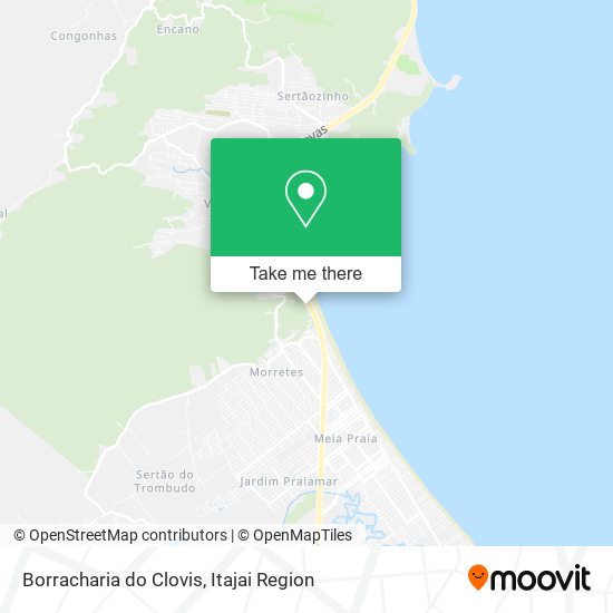 Borracharia do Clovis map