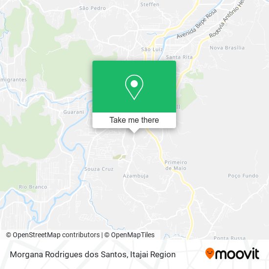 Mapa Morgana Rodrigues dos Santos