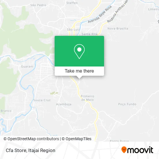 Cfa Store map
