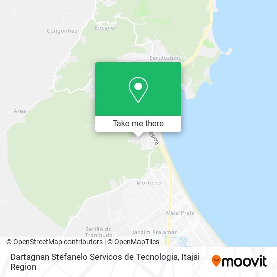 Mapa Dartagnan Stefanelo Servicos de Tecnologia