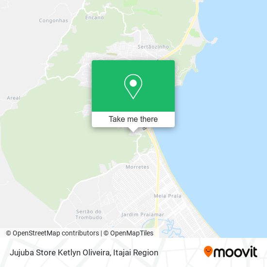 Mapa Jujuba Store Ketlyn Oliveira