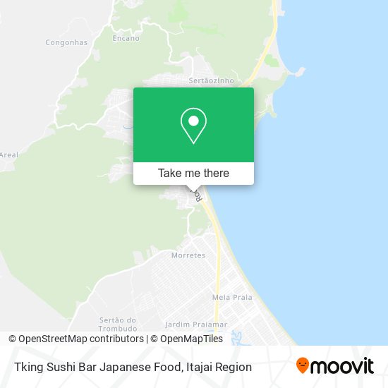Mapa Tking Sushi Bar Japanese Food