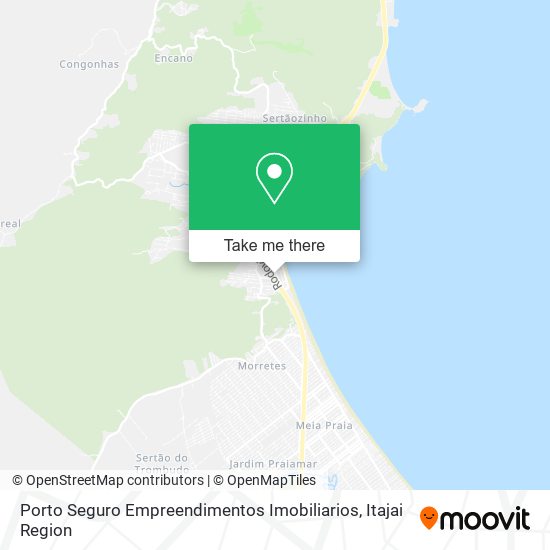 Mapa Porto Seguro Empreendimentos Imobiliarios