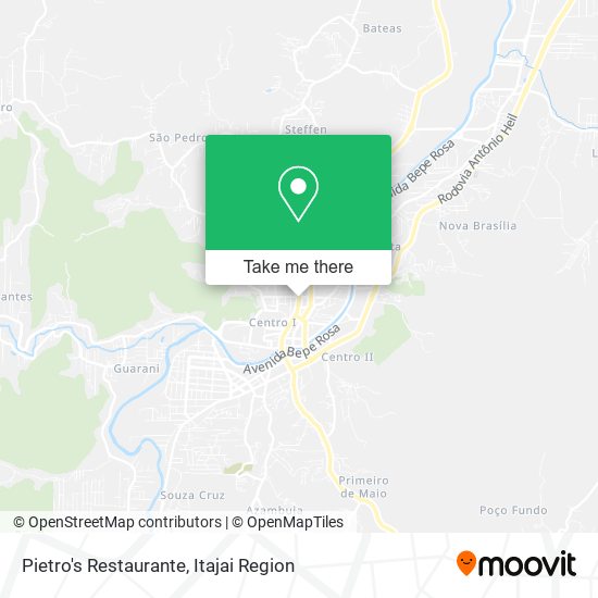 Pietro's Restaurante map