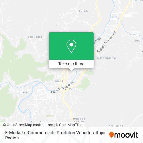 Mapa E-Market e-Commerce de Produtos Variados