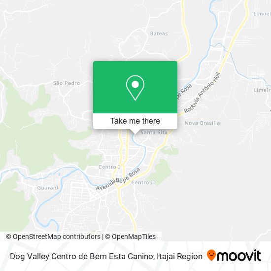 Dog Valley Centro de Bem Esta Canino map
