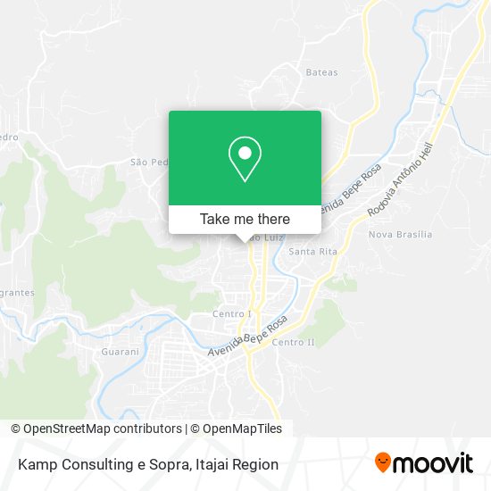 Kamp Consulting e Sopra map