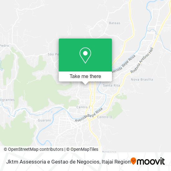 Mapa Jktm Assessoria e Gestao de Negocios